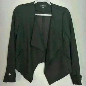 Blashe Faux Suede Black Jacket (376)
